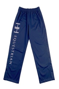 Design royal blue trouser cuffs with Velcro custom elastic sweatpants cuffs printed logo sweatpants supplier U403